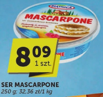 Ser mascarpone Pi膮tnica promocja w ABC