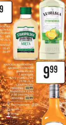 Napój alkoholowy Barmańska, różne rodzaje promocja w Dino