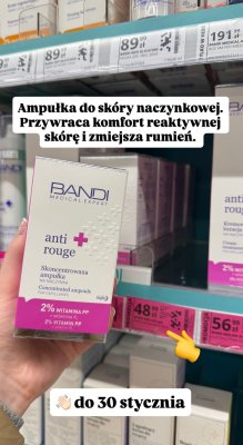 Ampułka Anti Rouge skoncentrowana na naczynka 2% witamina PP promocja w Hebe