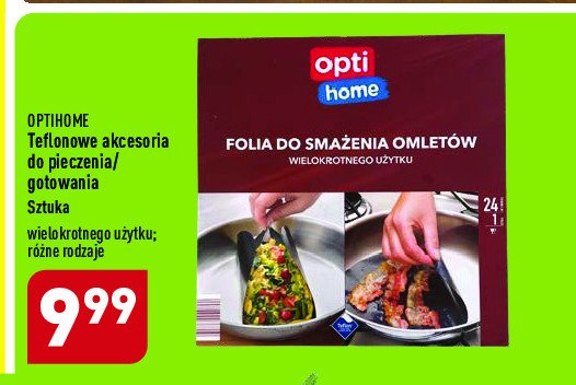 Folia do smażenia omletów OPTI HOME promocja