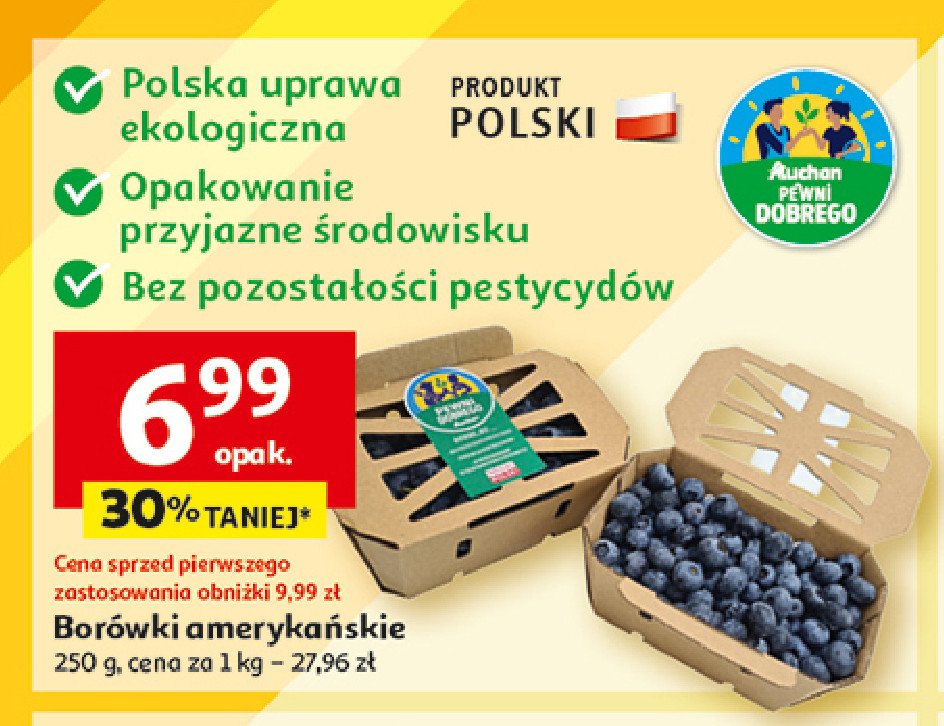 Borówka amerykańska Auchan pewni dobrego promocja