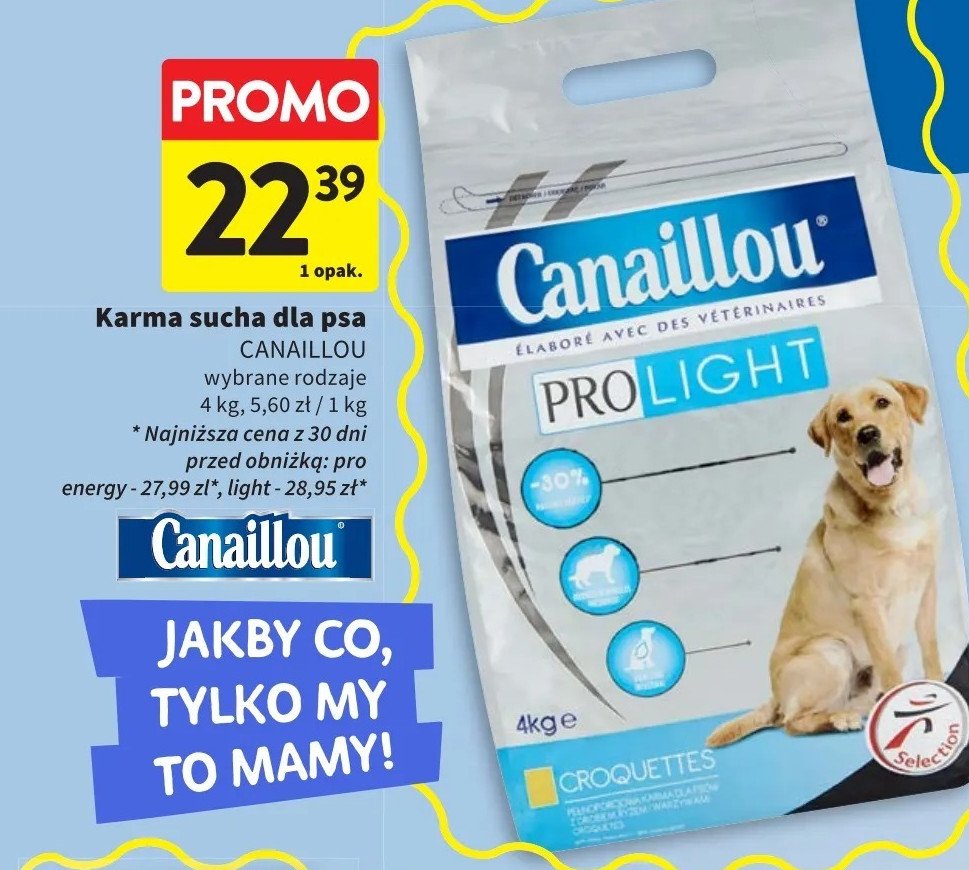 Karma dla psa pro energy Canaillou promocja