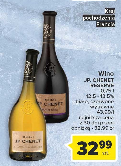 Wino Jp. chenet reserve pinot noir promocja