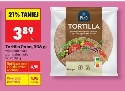 Tortilla wieloziarnista promocja w Biedronka