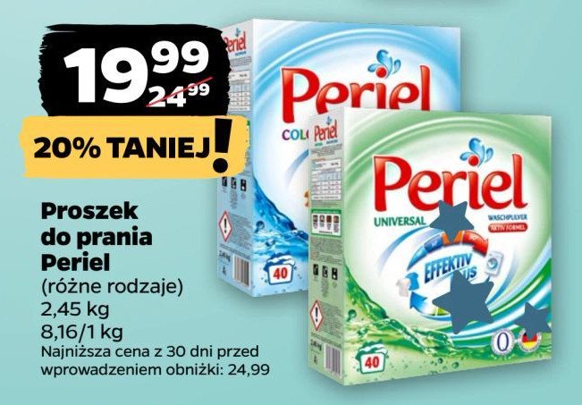 Proszek do prania color PERIEL promocja