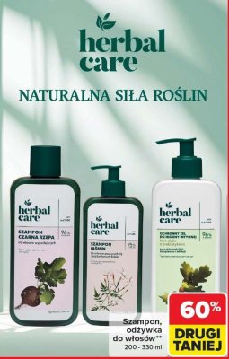 Szampon, odżywka do włosów DRUGI -60% Herbal Care promocja w Carrefour