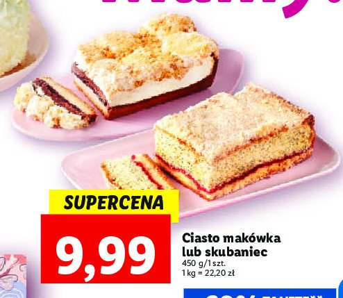 Ciasto skubaniec promocja w Biedronka