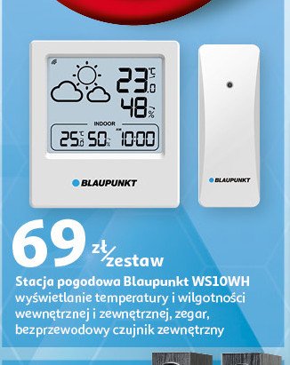 Stacja pogodowa ws10wh Blaupunkt promocja