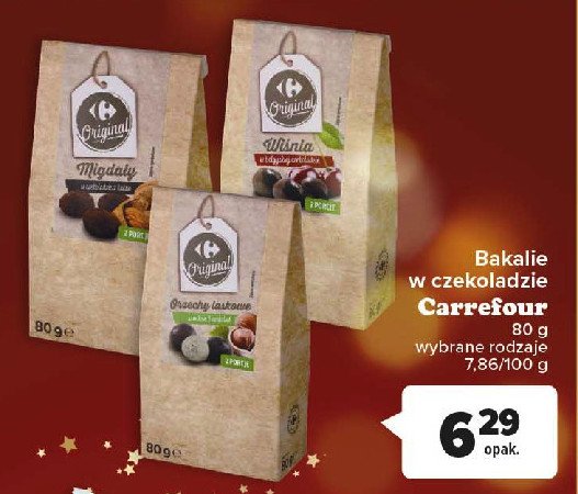 Migdały w czekoladzie Carrefour promocja