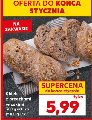Chleb z orzechami włoskimi promocja w Kaufland