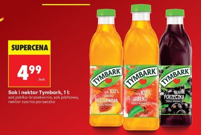 Nektar Tymbark czarna porzeczka 1l promocja w Biedronka