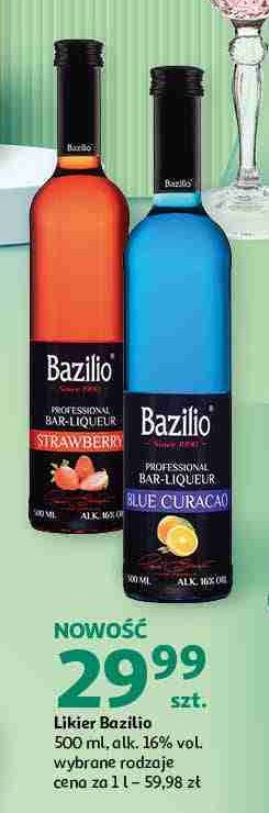 Likier Bazilio strawberry promocja