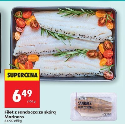 Filet z sandacza ze skórą  promocja w Biedronka