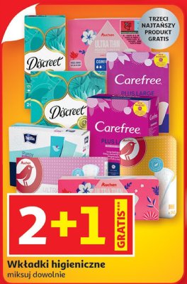 Wkładki higieniczne Auchan promocja w Auchan