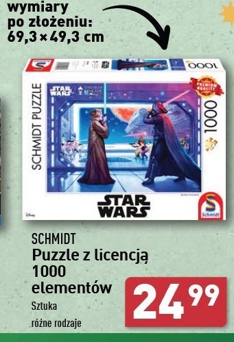 Puzzle 1000 el. star wars SCHMIDT promocja