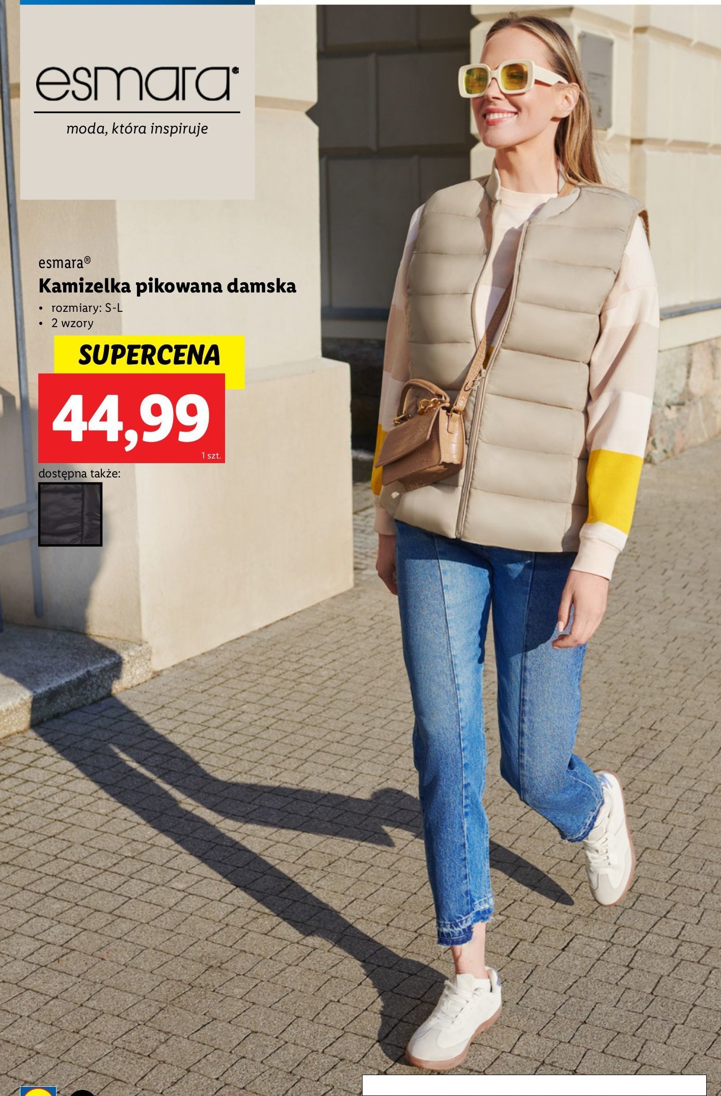 Kamizelka damska s-l Esmara promocja w Lidl