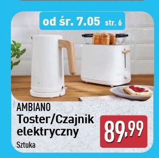 Czajnik elektryczny AMBIANO promocja w Aldi