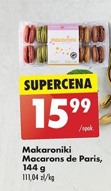 Makaroniki Macarons de paris promocja w Biedronka