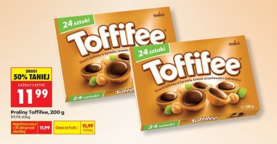Praliny Toffifee, 200 g promocja w Biedronka