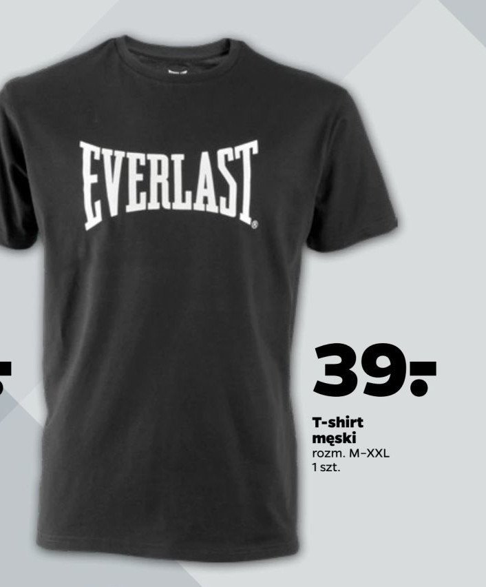 T-shirt męski m -xxl Everlast promocja w Netto