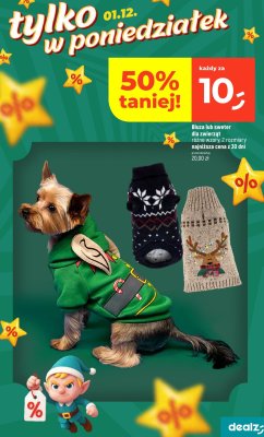 Bluza lub sweter dla zwierząt różne wzory promocja w Dealz