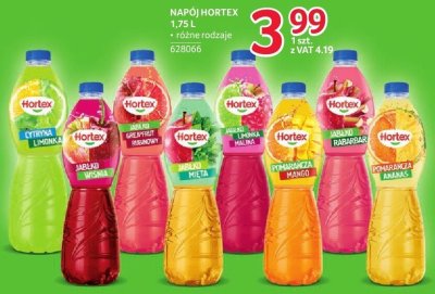 Napój Hortex 1,75 l różne rodzaje promocja w Selgros