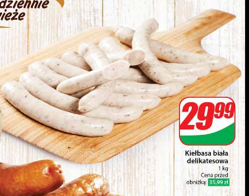 Kiełbasa biała delikatesowa Agro rydzyna promocja