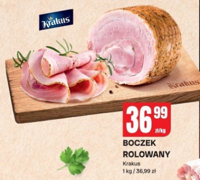 Boczek ROLOWANY Krakus promocja w Chorten
