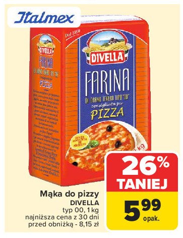 Mąka do pizzy Divella promocja