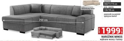 Narożnik MINOS promocja w Merkury Market