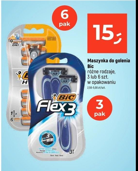 Maszynka do golenia Bic flex 3 comfort promocja