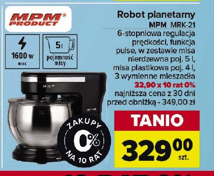Robot planetarny mrk-21 Mpm product promocja w Carrefour Market