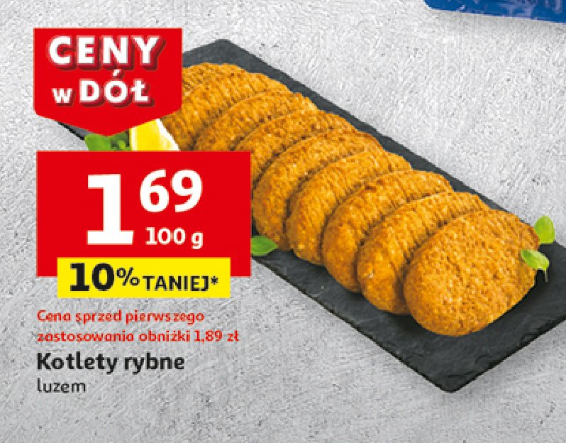 Kotlety rybne promocja w Auchan