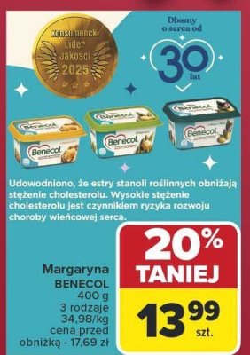 Margaryna BENECOL promocja w Carrefour