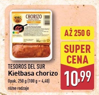 Chorizo TESOROS DEL SUR promocja