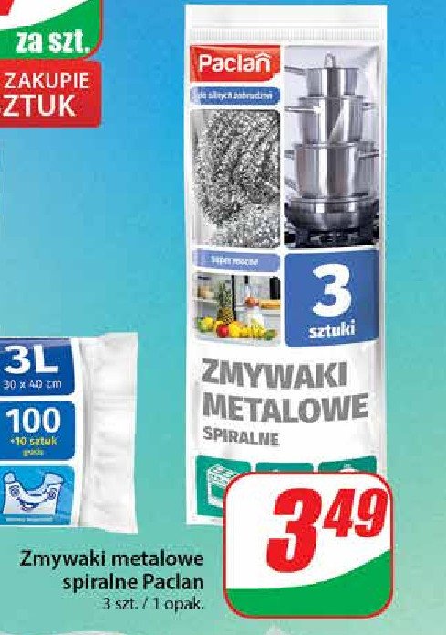 Zmywaki metalowe Paclan practi promocja