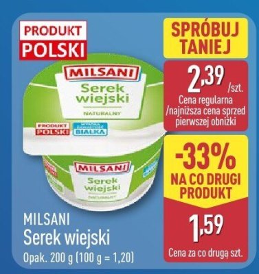 Serek wiejski  promocja w Aldi