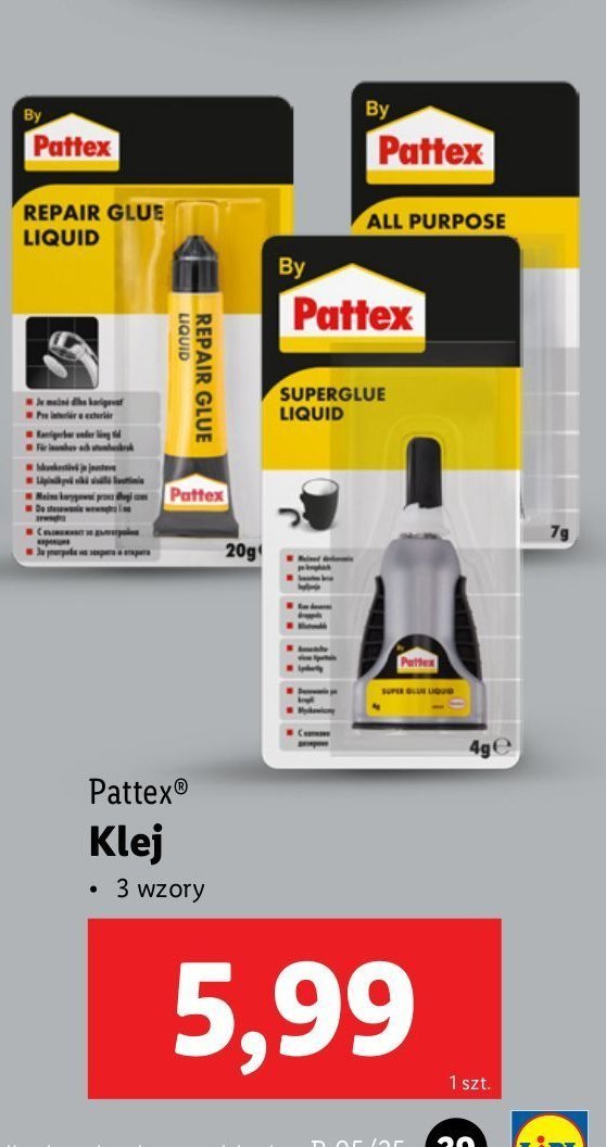 Klej all purpose Pattex promocja