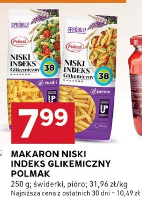 Makaron niski indeks glikemiczny Polmak promocja w Stokrotka