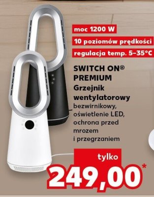 Grzejnik wentylatorowy SWITCH ON PREMIUM promocja w Kaufland