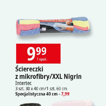 Ściereczki z mikrofibry Intertec promocja w Leclerc