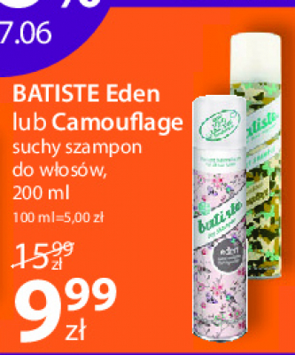 Szampon do włosów suchy camouflage Batiste dry shampoo promocja
