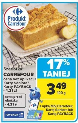 Szarlotka CARREFOUR promocja w Carrefour Market
