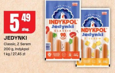 Jedynki Classic, Z Serem Indykpol promocja w Chorten
