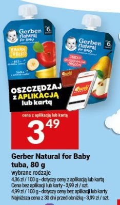 Gerber Natural for Baby tuba promocja w Twój Market