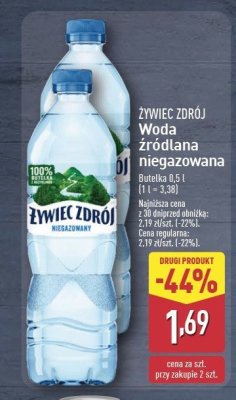 Woda niegazowana Żywiec Zdrój promocja