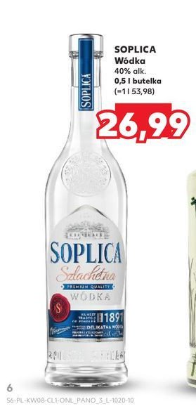 Wódka Soplica szlachetna wódka promocja w Kaufland