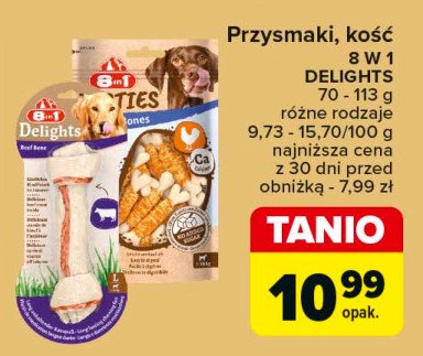 Kość do żucia z wołowiną 8in1 promocja