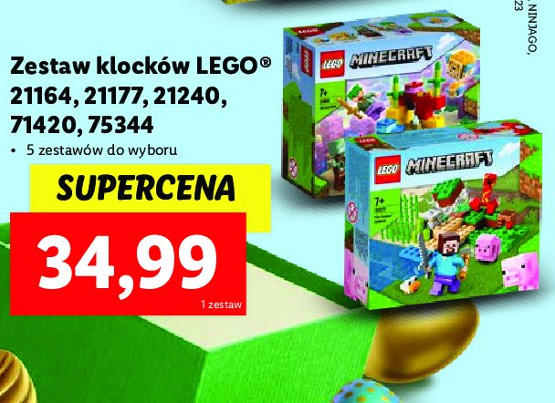 Klock 21164 Lego minecraft promocja