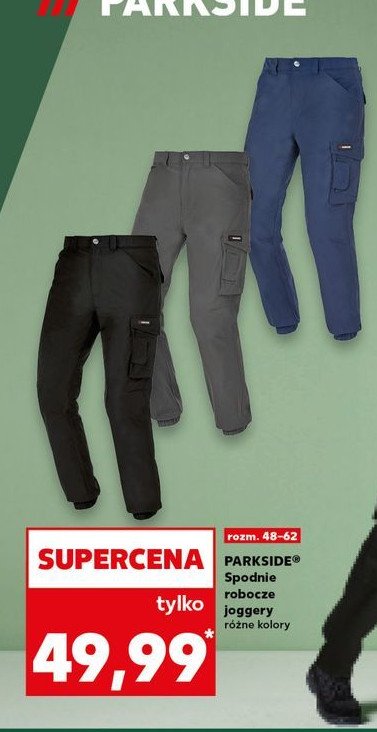Spodnie robocze 48-62 Parkside promocja w Kaufland